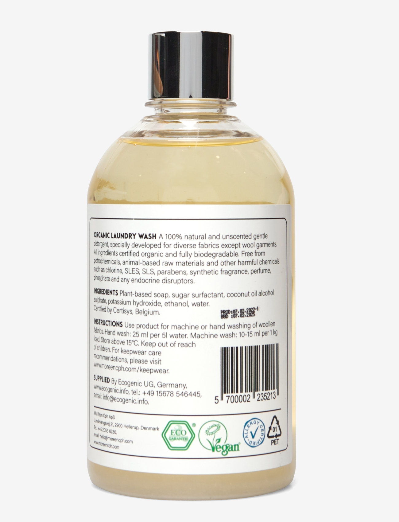 Mo Reen Cph - Organic Laundry Wash - transparent - 1