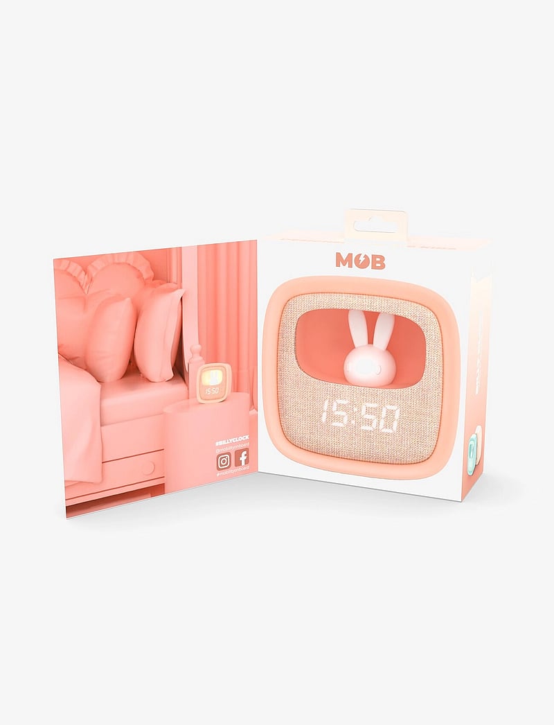 Mobility On Board - Billy Clock and light - uhren - pink - 2