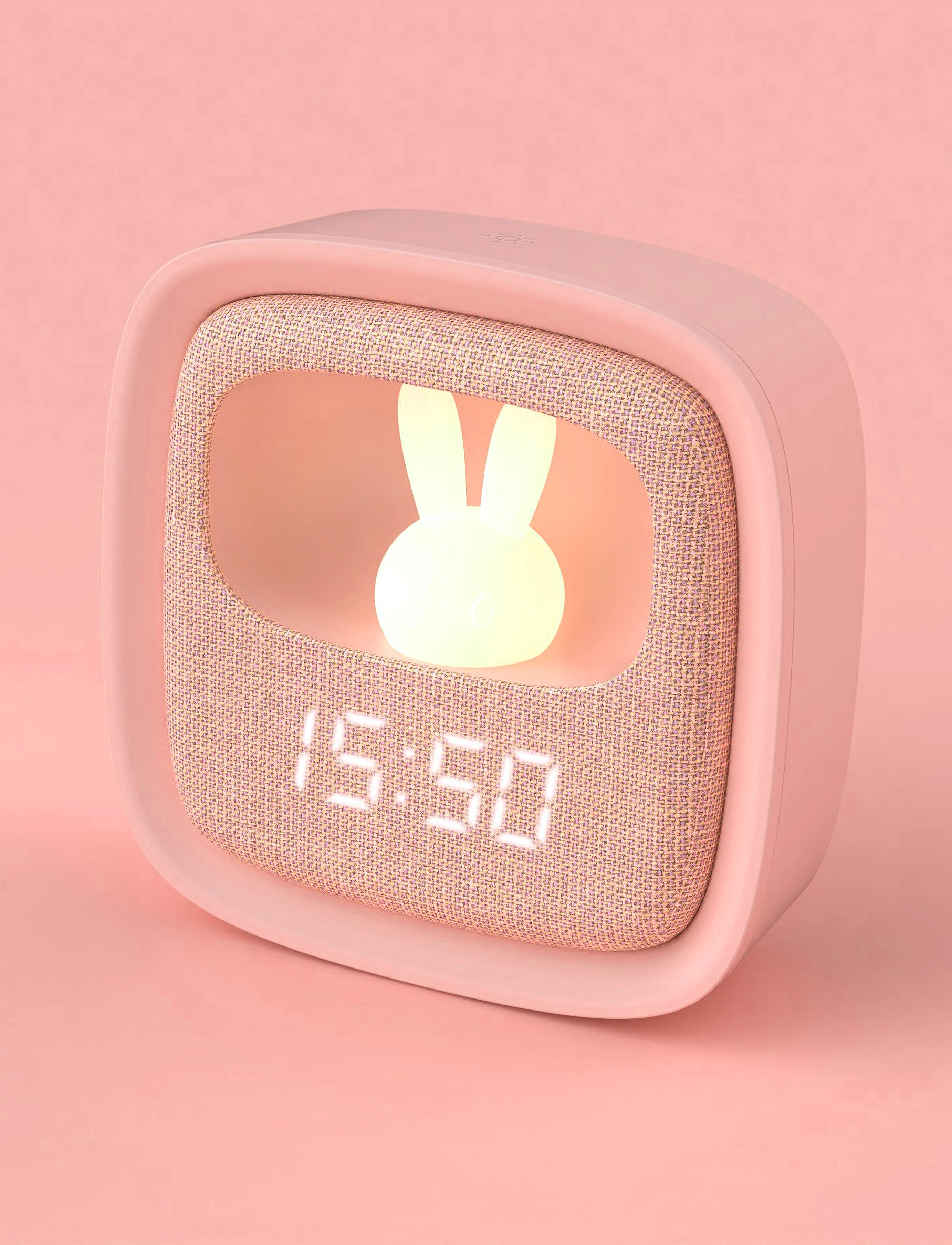 Mobility On Board Billy Clock And Light, One Size, Watches, Rosa - Alarm Clocks, Kinder