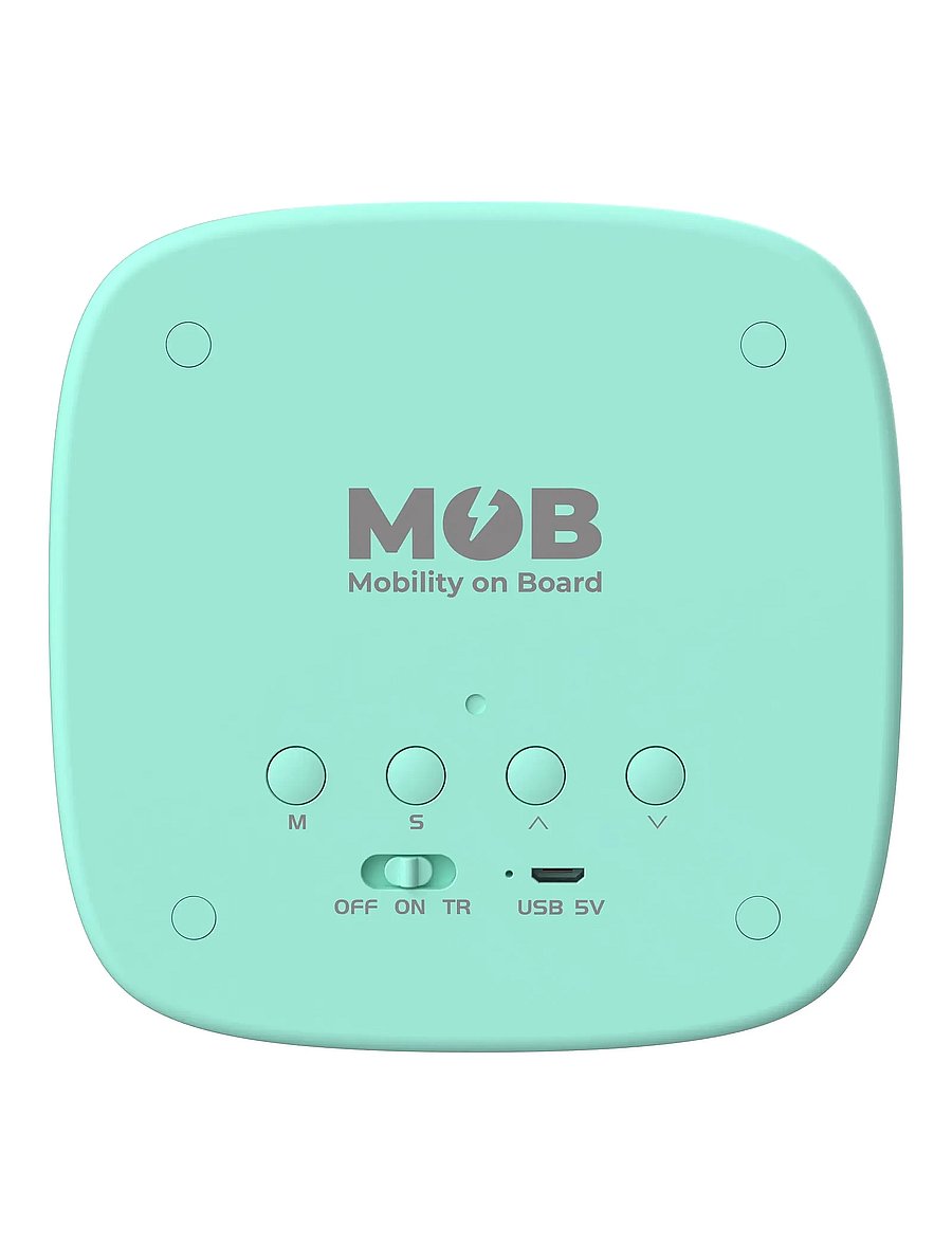 Mobility On Board - Billy Clock and light - uhren - turquoise - 0