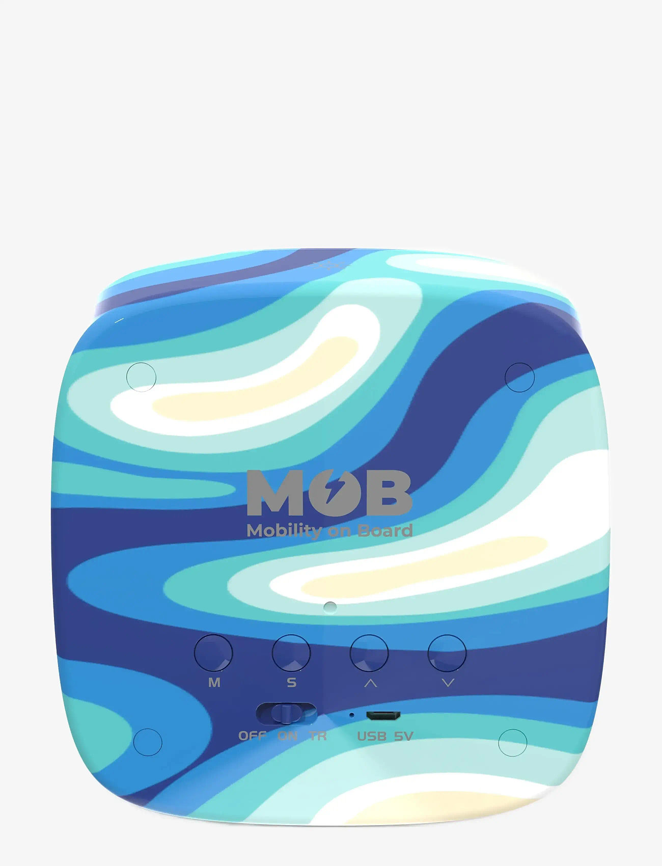 Mobility On Board - BILLY CLOCK AND LIGHT - BLUE WAVES - ure - blue waves - 1