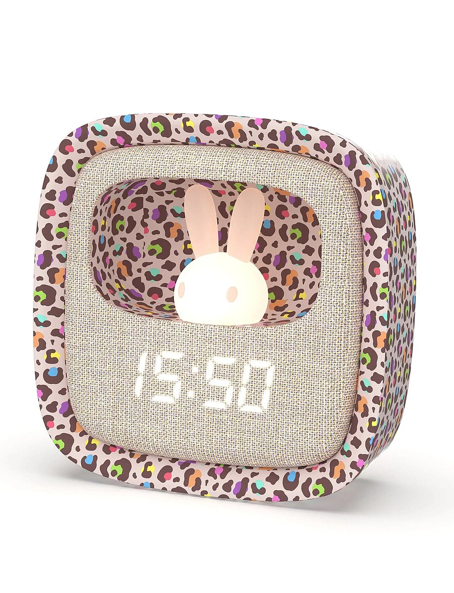 Mobility On Board - Billy Clock and light - Blue Flower - uhren - rainbow - 0