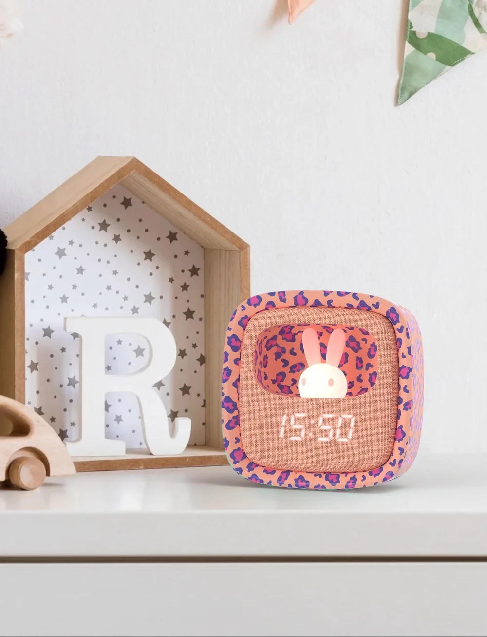 Mobility On Board - BILLY CLOCK AND LIGHT - PINK LEOPARD - kellad - pink leopard - 2