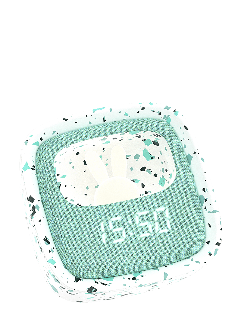 Mobility On Board - Billy Clock and light - Terrazzo - water mint - 0