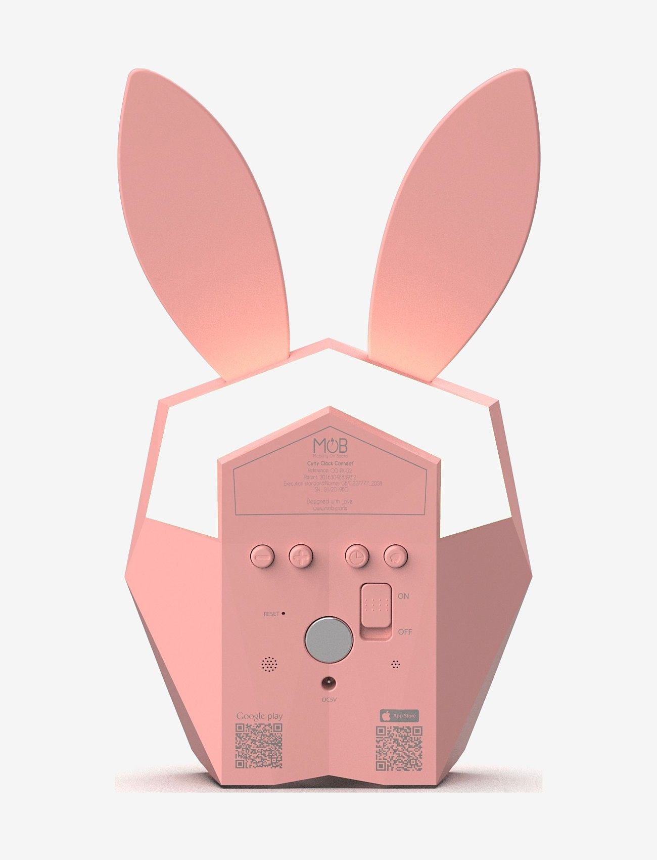 Mobility On Board - Cutie Clock Connect with app - laveste priser - pink - 1