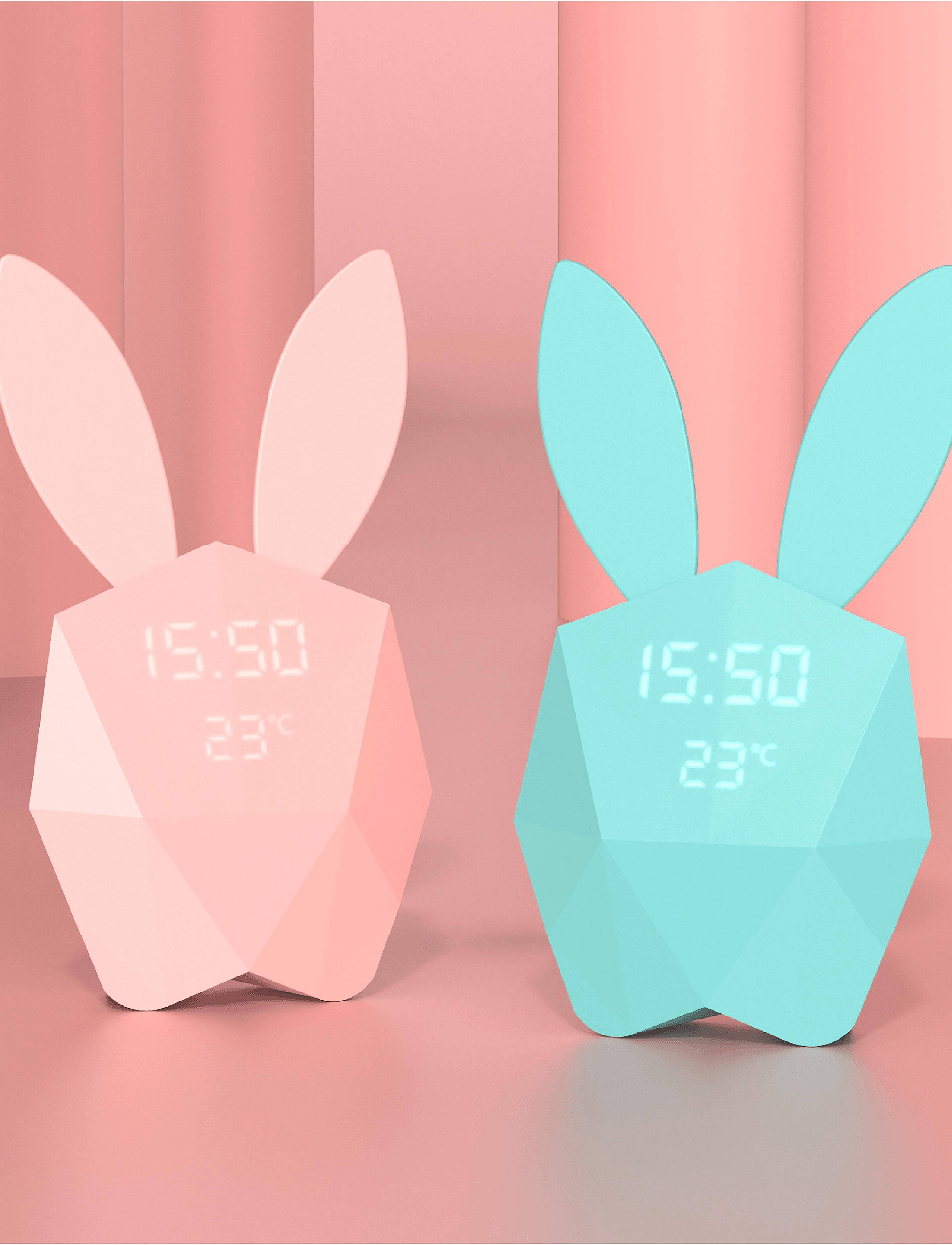 Mobility On Board Cutie Clock Connect With App, One Size, Watches, Rosa - Alarm Clocks, Kinder