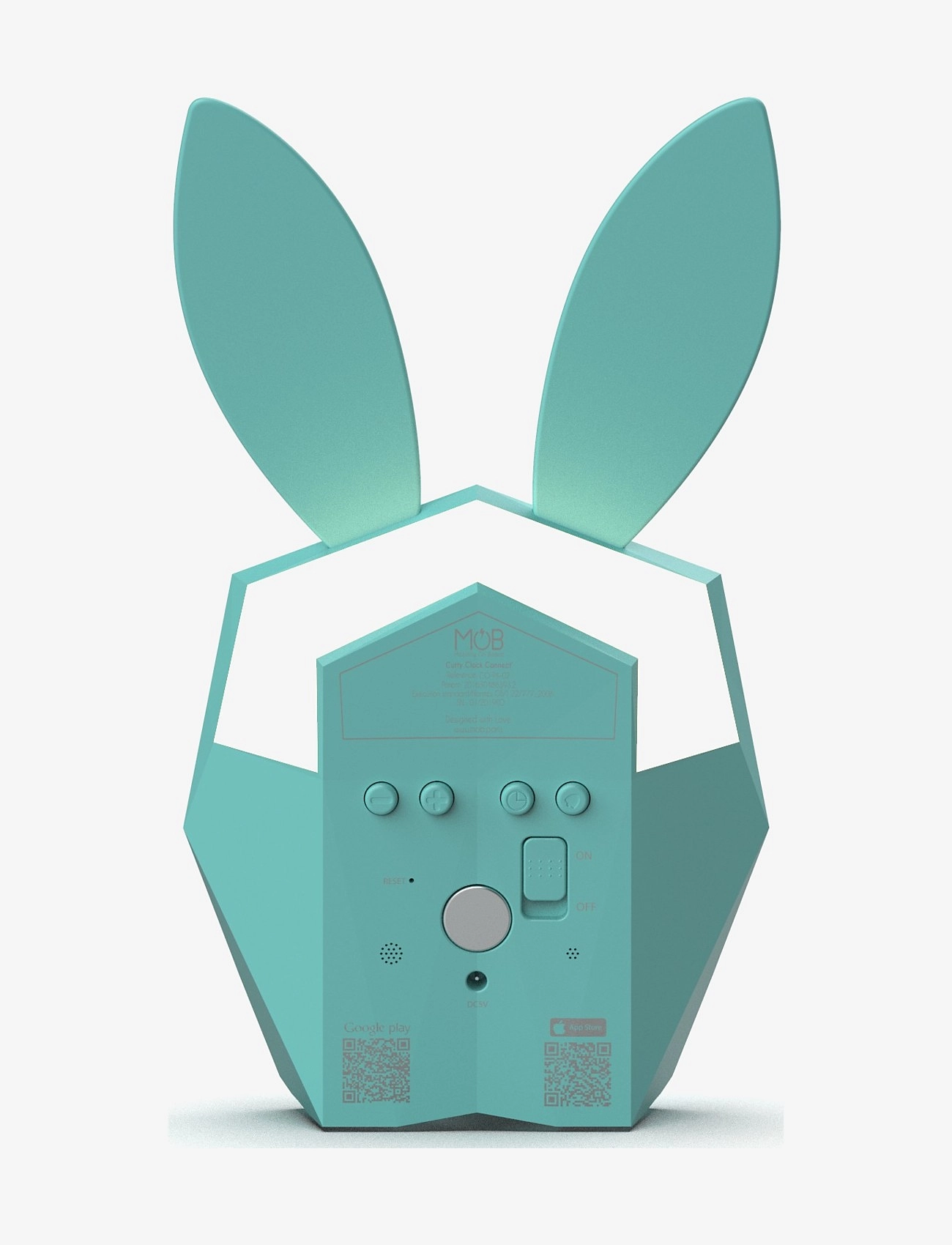 Mobility On Board - Cutie Clock Connect with app - laveste priser - turquoise - 1