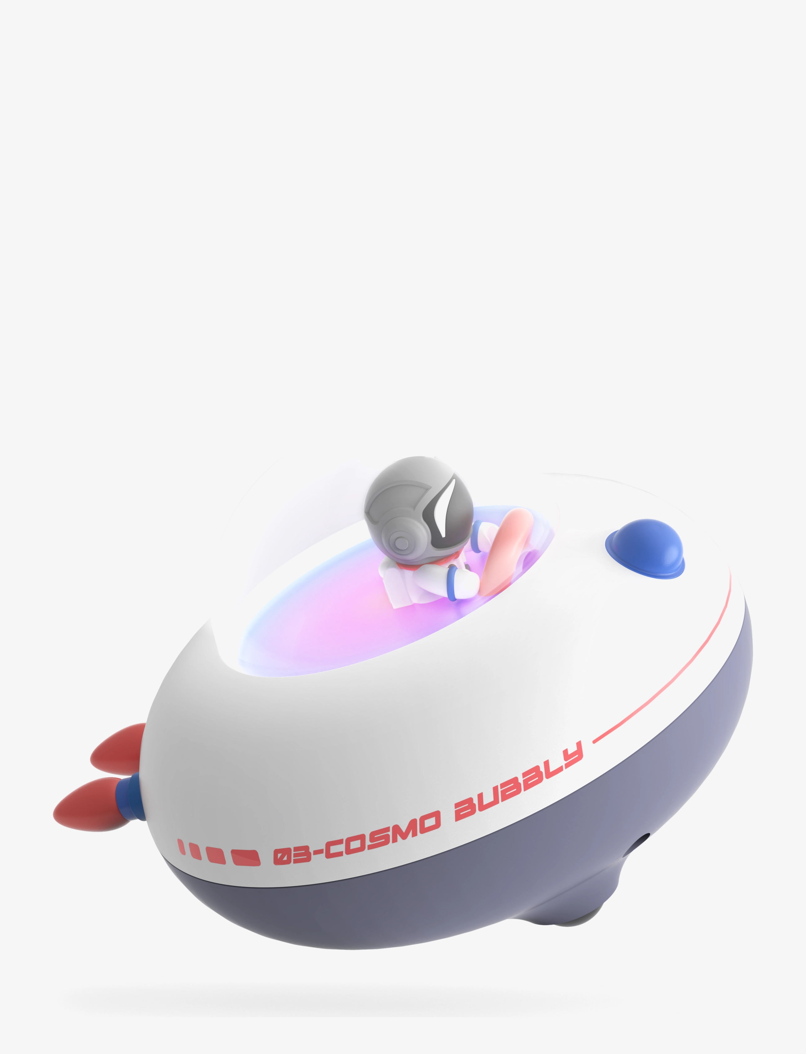 Mobility On Board Cosmo Bubbly Speaker, One Size, White, Børneindretning > Dekorationstilbehør-Detaljer, Børn