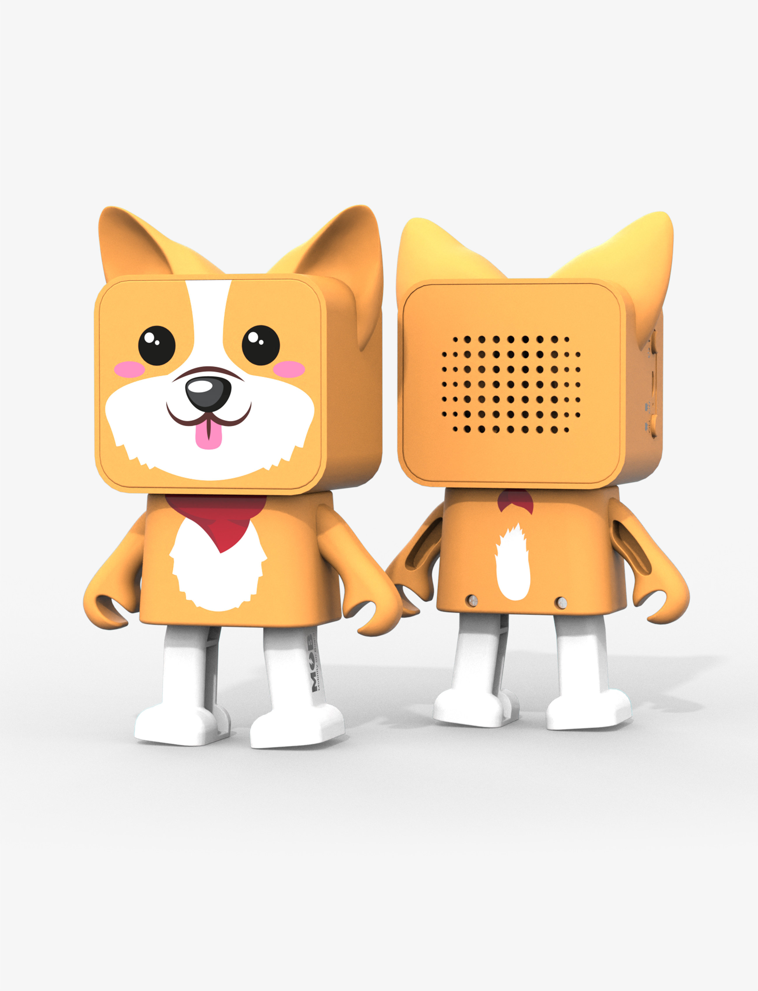 Mobility On Board Dancing Animal Speaker, One Size x 7, Orange, Hjemmeelektronik > Højttalere, Unisex