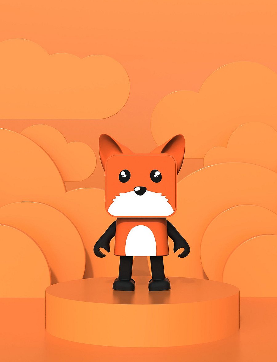 Mobility On Board - Dancing Animal speaker - die niedrigsten preise - orange - fox - 1