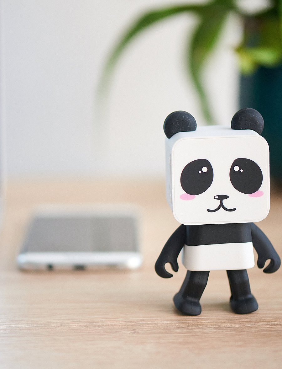 Mobility On Board - Dancing Animal speaker - madalaimad hinnad - white - panda - 1