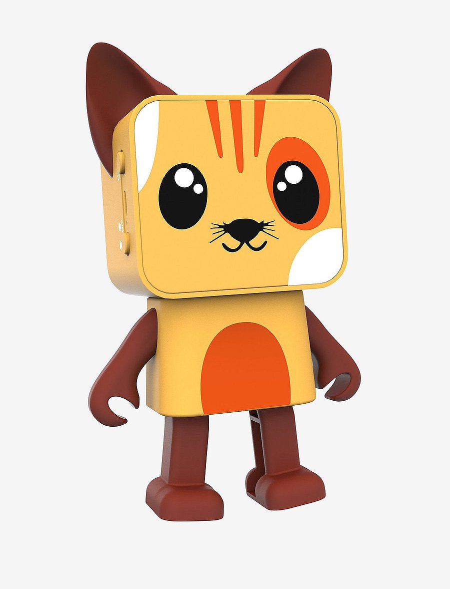 Mobility On Board - Dancing Animal speaker - dekorative wohnaccessoires - yellow - cat - 1