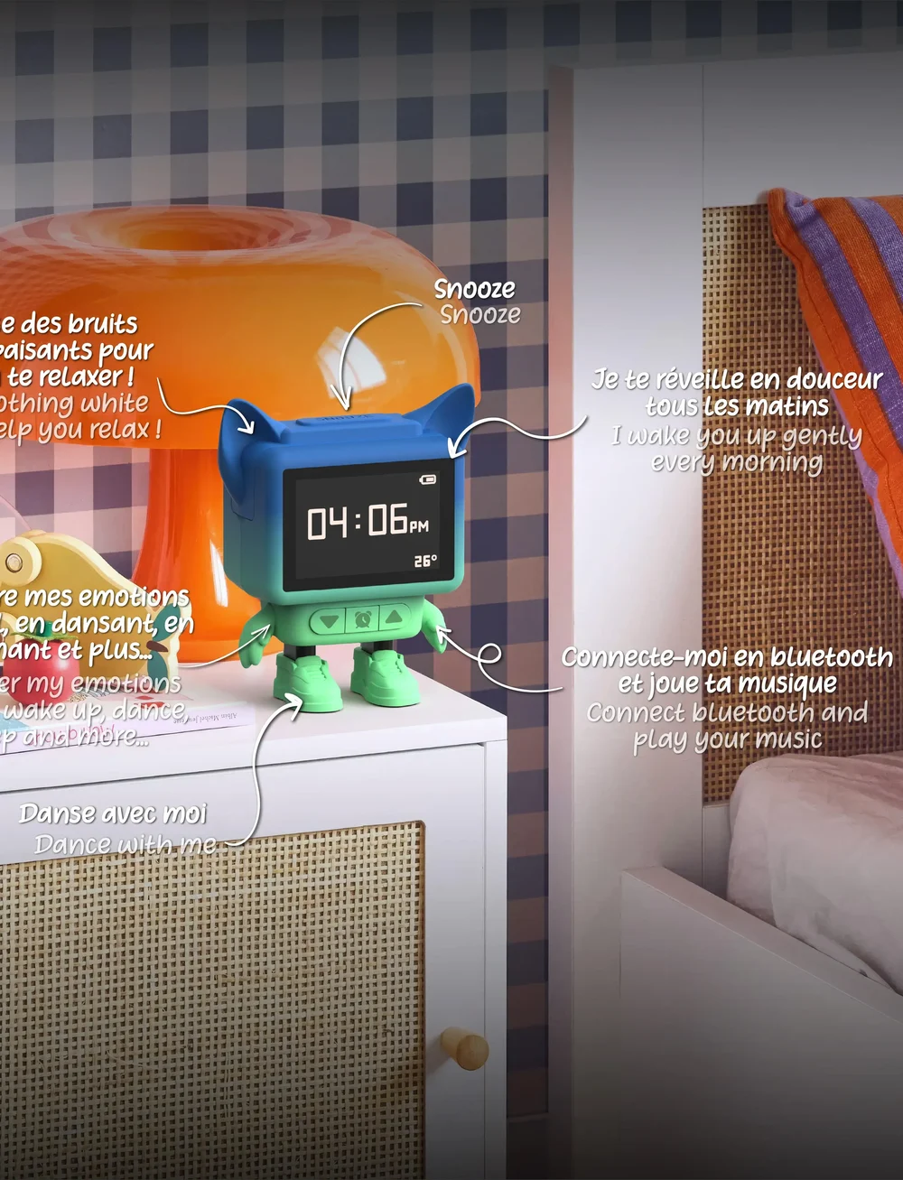 Mobility On Board - DANCING CLOCK - BLUE - uhren - blue - 3