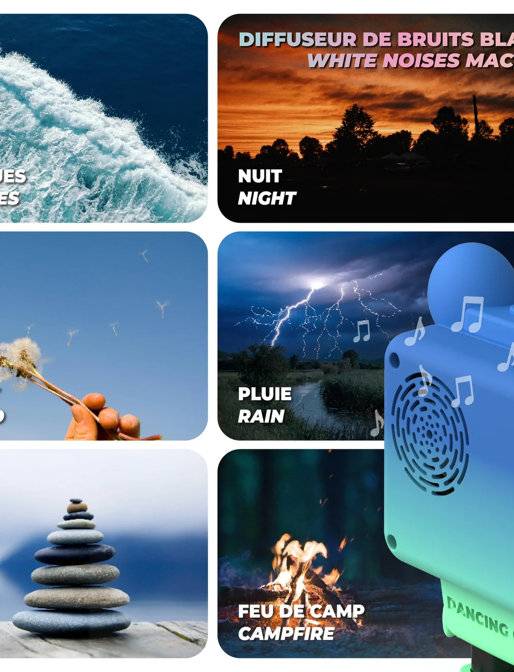 Mobility On Board - DANCING CLOCK - BLUE - uhren - blue - 4