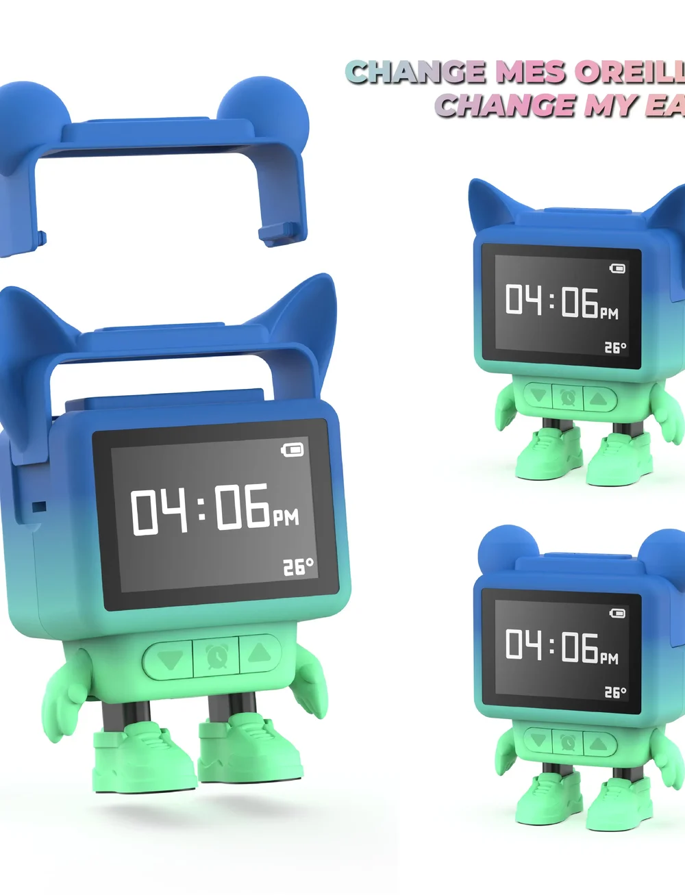 Mobility On Board - DANCING CLOCK - BLUE - uhren - blue - 5