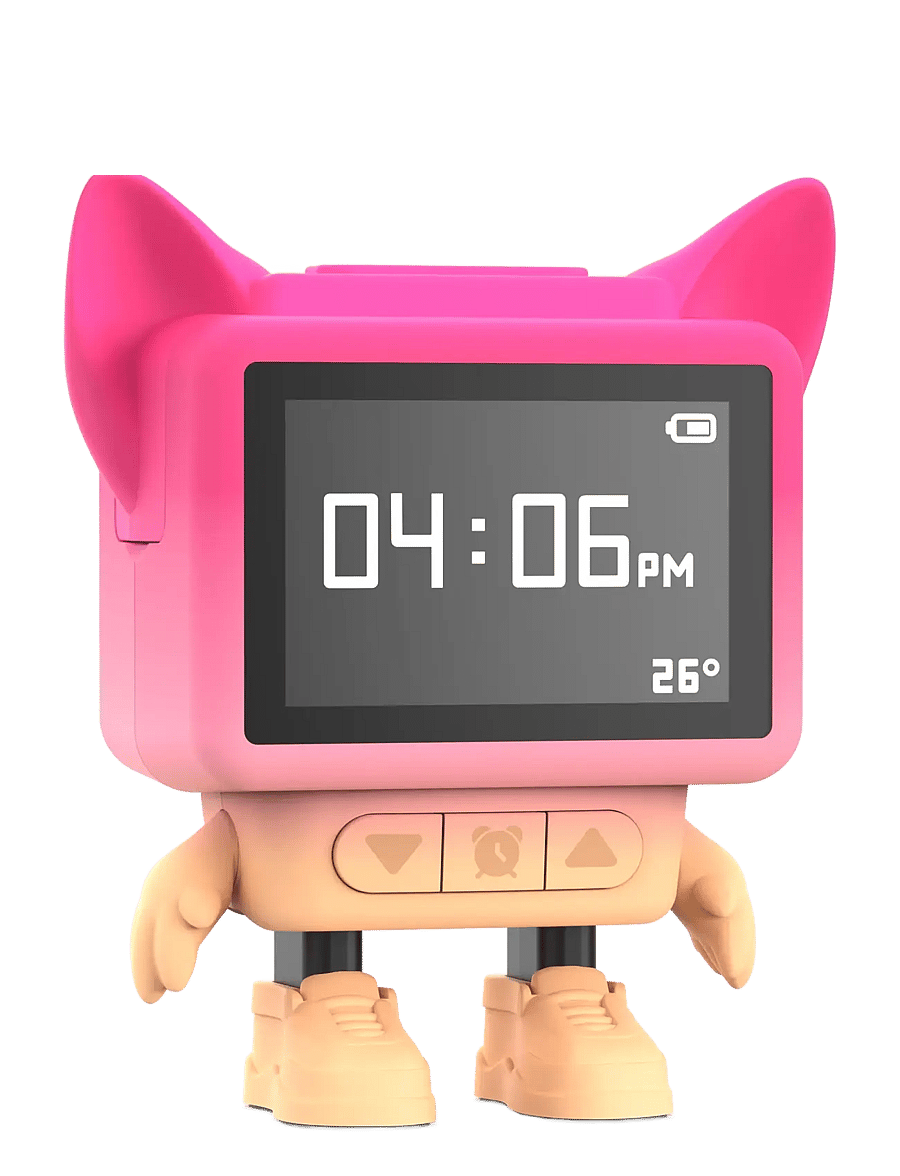 Mobility On Board - DANCING CLOCK - PINK - horloges - pink - 1