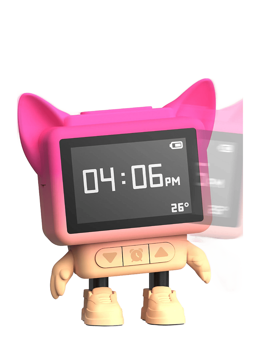 Mobility On Board - DANCING CLOCK - PINK - horloges - pink - 2