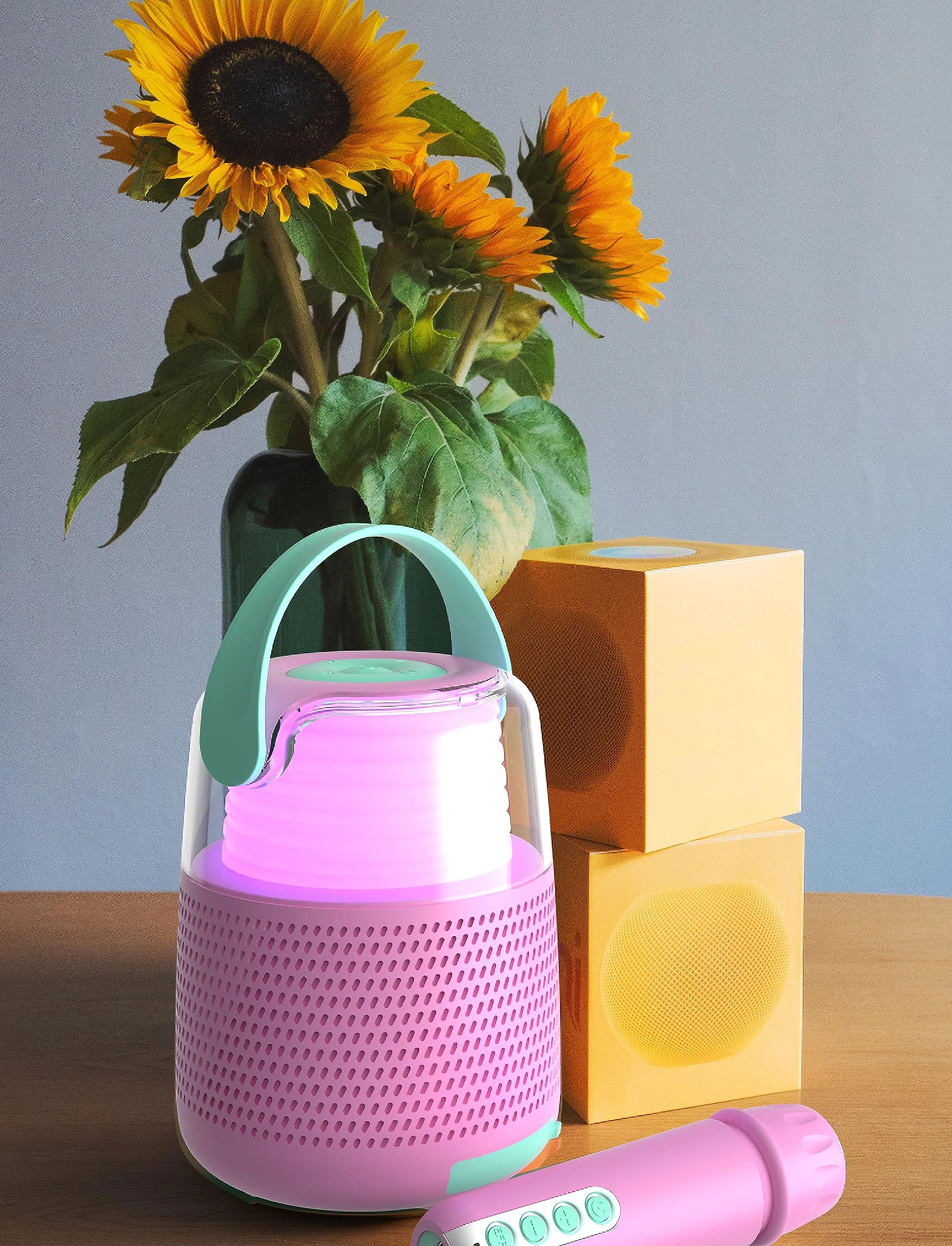 Mobility On Board Karaoke Set Ks-80 Speaker, One Size x 15, Home Electronics, Rosa - Speakers, Kinder