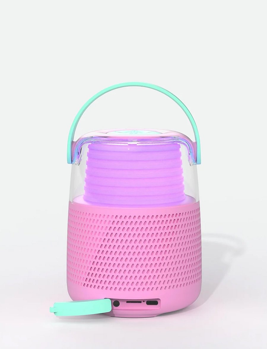 Mobility On Board - Karaoke set KS-80 Speaker - dekorative wohnaccessoires - pink - 1