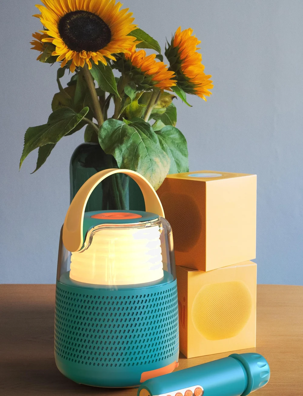 Mobility On Board - KARAOKE SPEAKER KS-80 - BLUE - dekoratsioonid - blue - 5