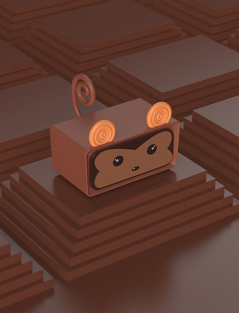 Mobility On Board - Adorable speaker 6W Monkey - brown - 2