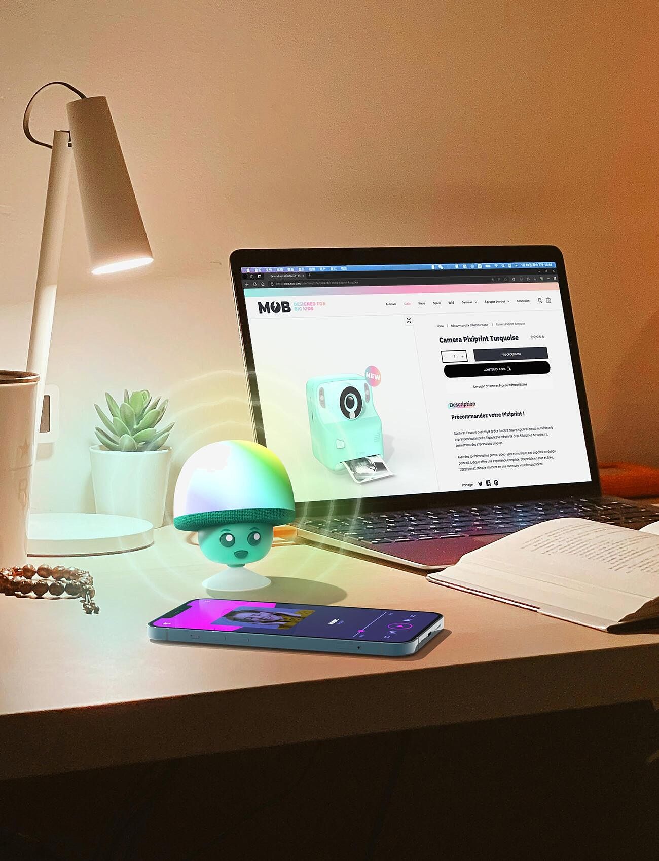 Mobility On Board - MEGA MUSH SPEAKER - GREEN - de laveste prisene - orange - 5