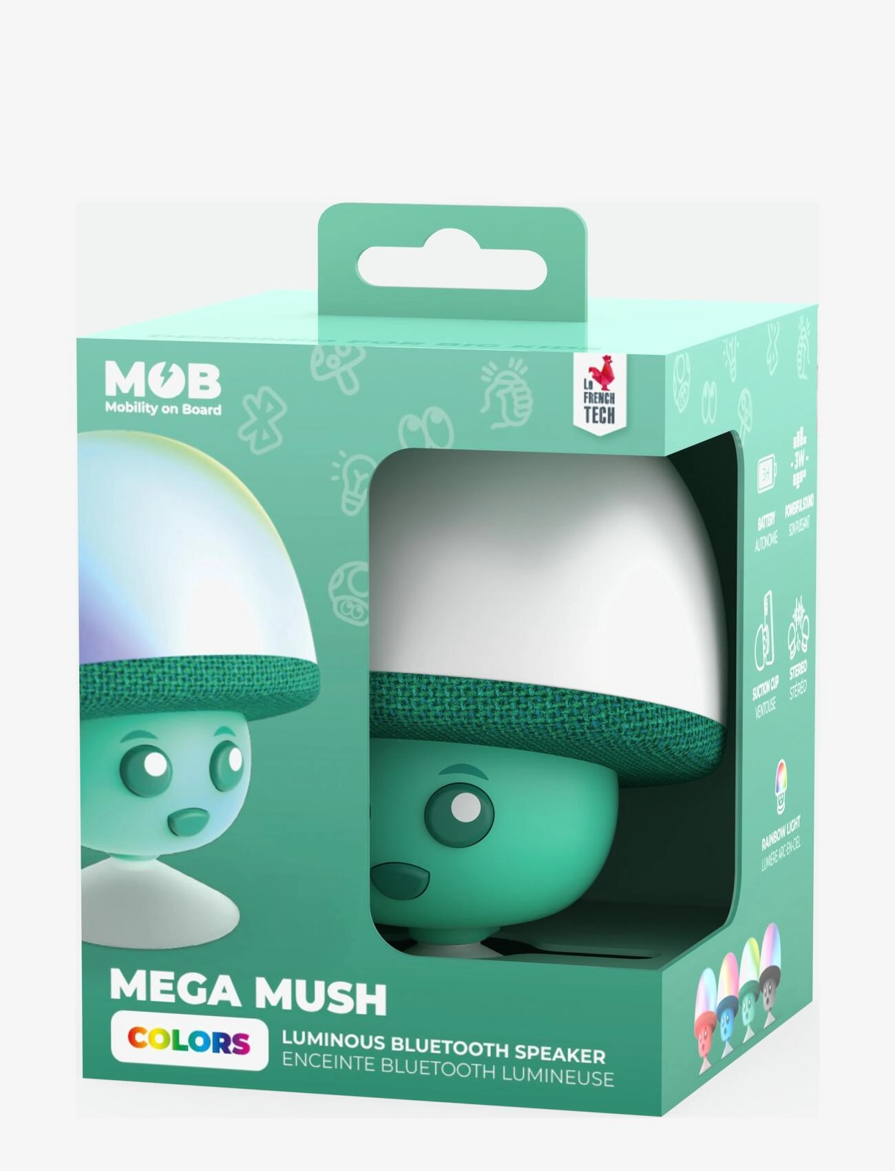 Mobility On Board - MEGA MUSH SPEAKER - GREEN - laveste priser - orange - 4