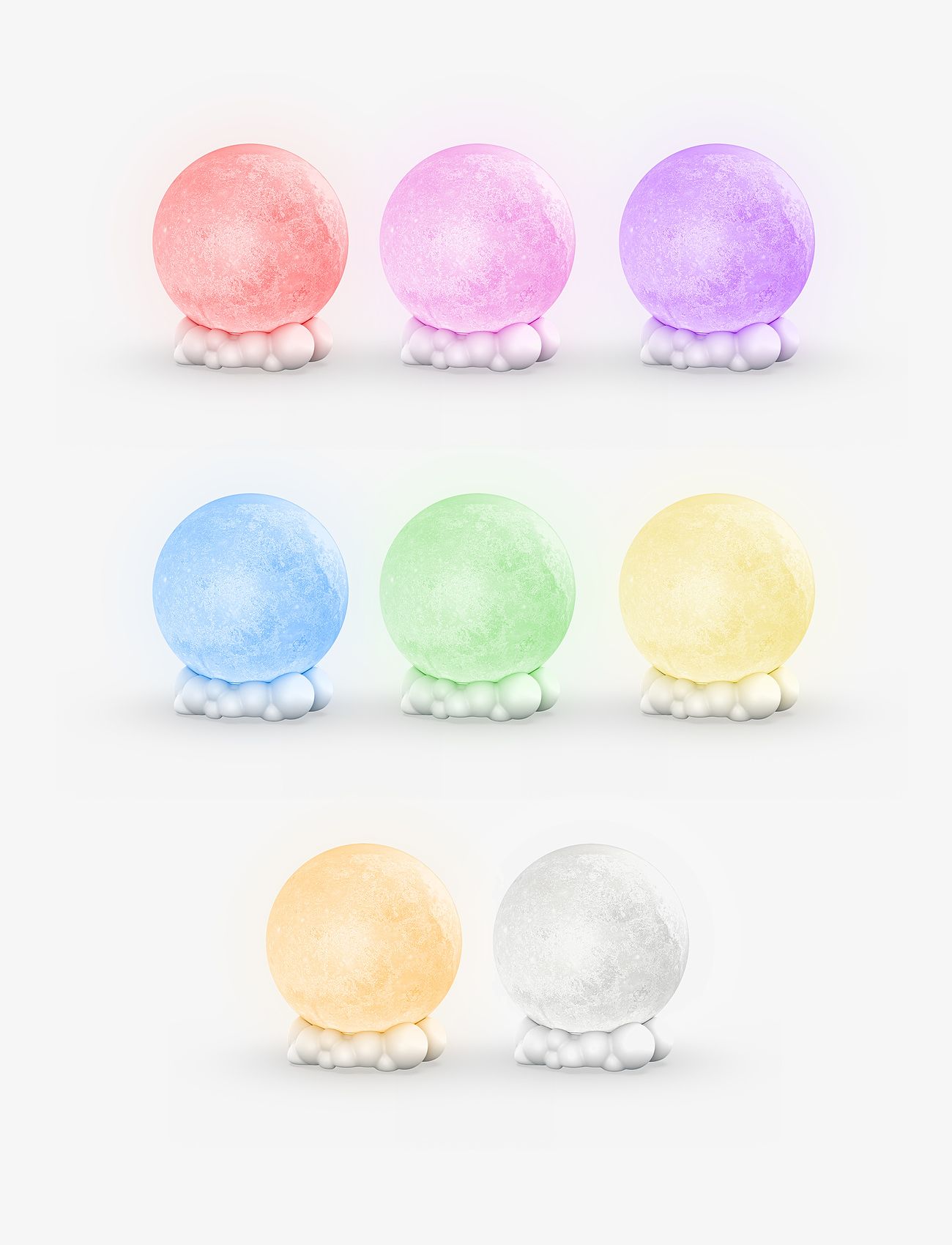 Mobility On Board - Moony Speaker - Öölambid - multi-colored - 2