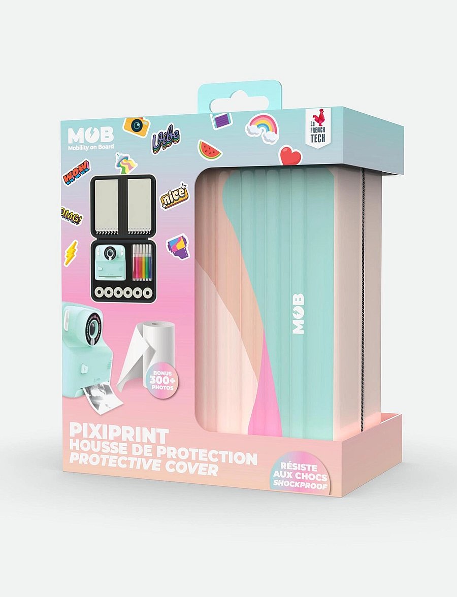 Mobility On Board - TRAVEL RECHARGE PACK : PIXIPRINT CASE + 4 PAPER ROLLS - creme - 0