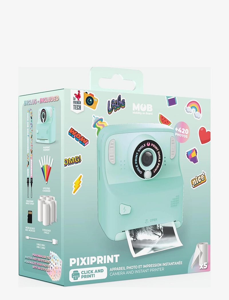 Mobility On Board - PIXIPRINT - CLICK & PRINT - TURQUOISE - dekorative wohnaccessoires - turquoise - 5