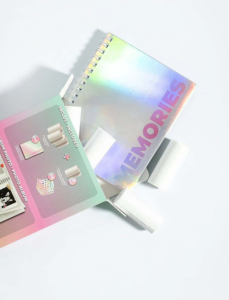 Mobility On Board - CREATIVE RECHARGE PACK : MEMORIES BOOKLET + 4 PAPER ROLLS - skreytingar - creme - 0