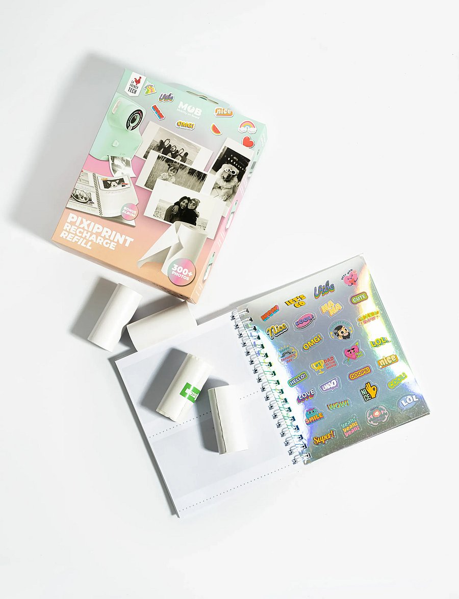 Mobility On Board - CREATIVE RECHARGE PACK : MEMORIES BOOKLET + 4 PAPER ROLLS - skreytingar - creme - 4