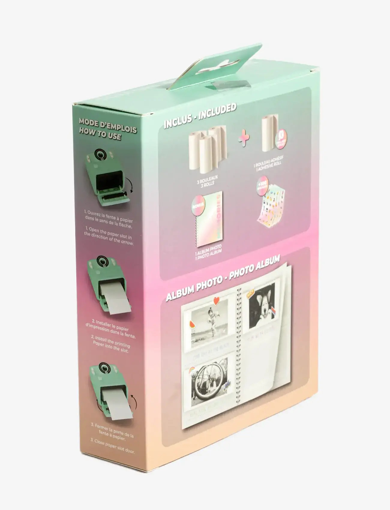 Mobility On Board - CREATIVE RECHARGE PACK  : MEMORIES BOOKLET  + 4 PAPER ROLLS - koriste-esineet - creme - 3