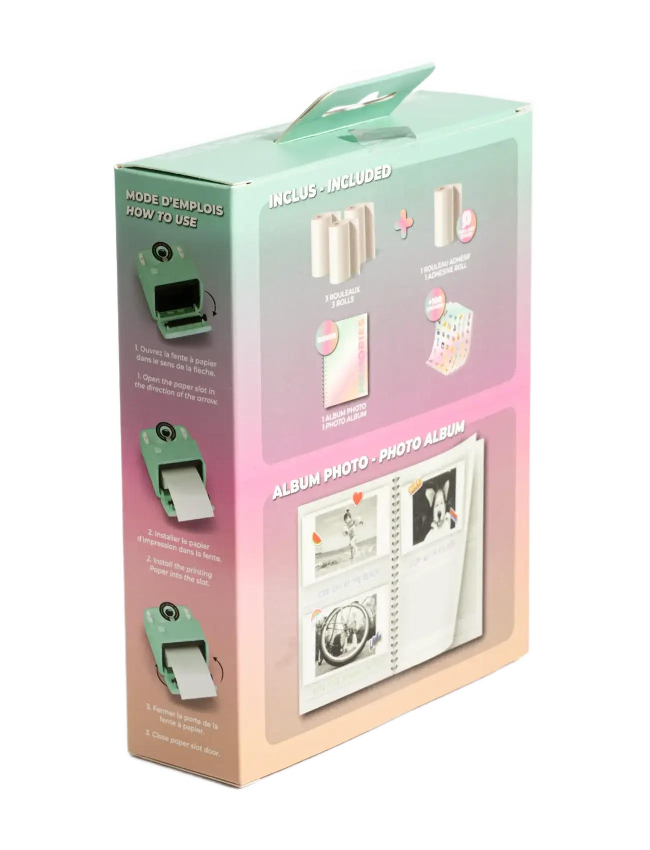 Mobility On Board - CREATIVE RECHARGE PACK  : MEMORIES BOOKLET  + 4 PAPER ROLLS - decorations - creme - 3