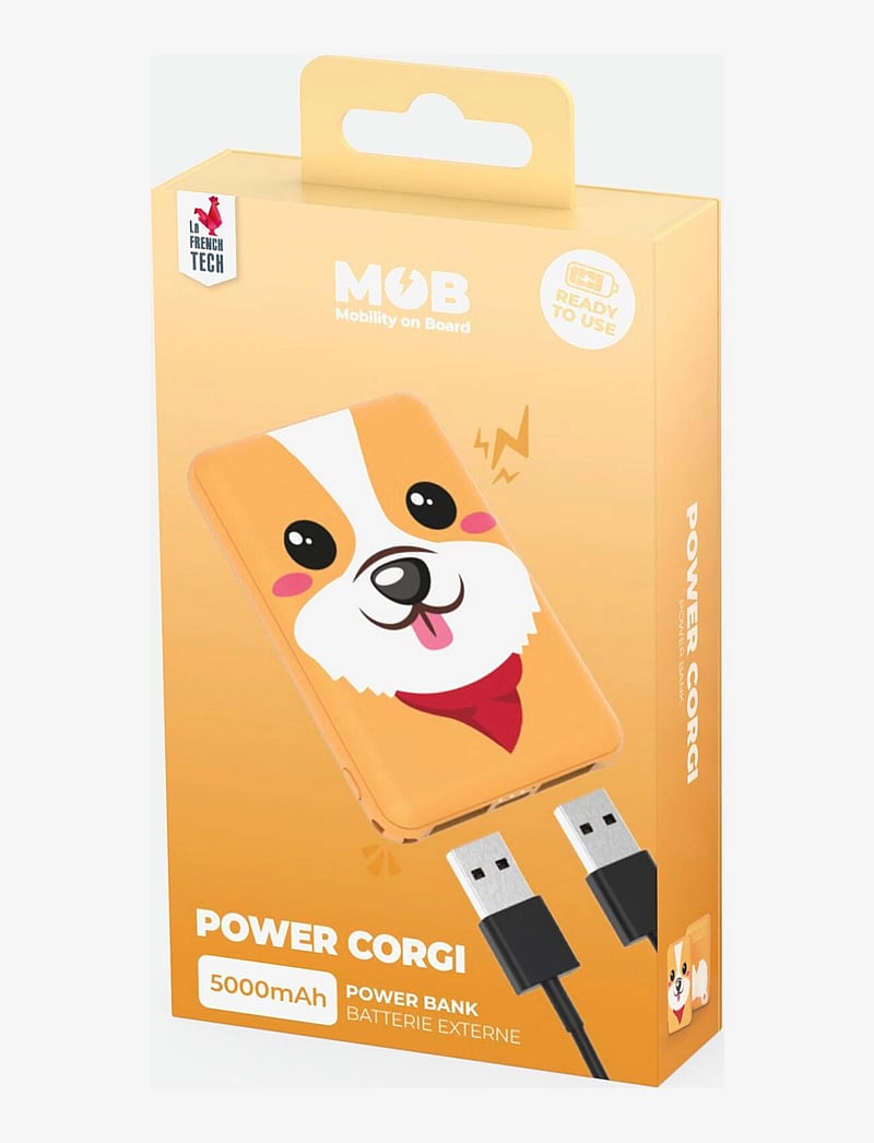 Mobility On Board - POWER BANKS 5000 MAH - CORGI - dekorative wohnaccessoires - yellow - 5