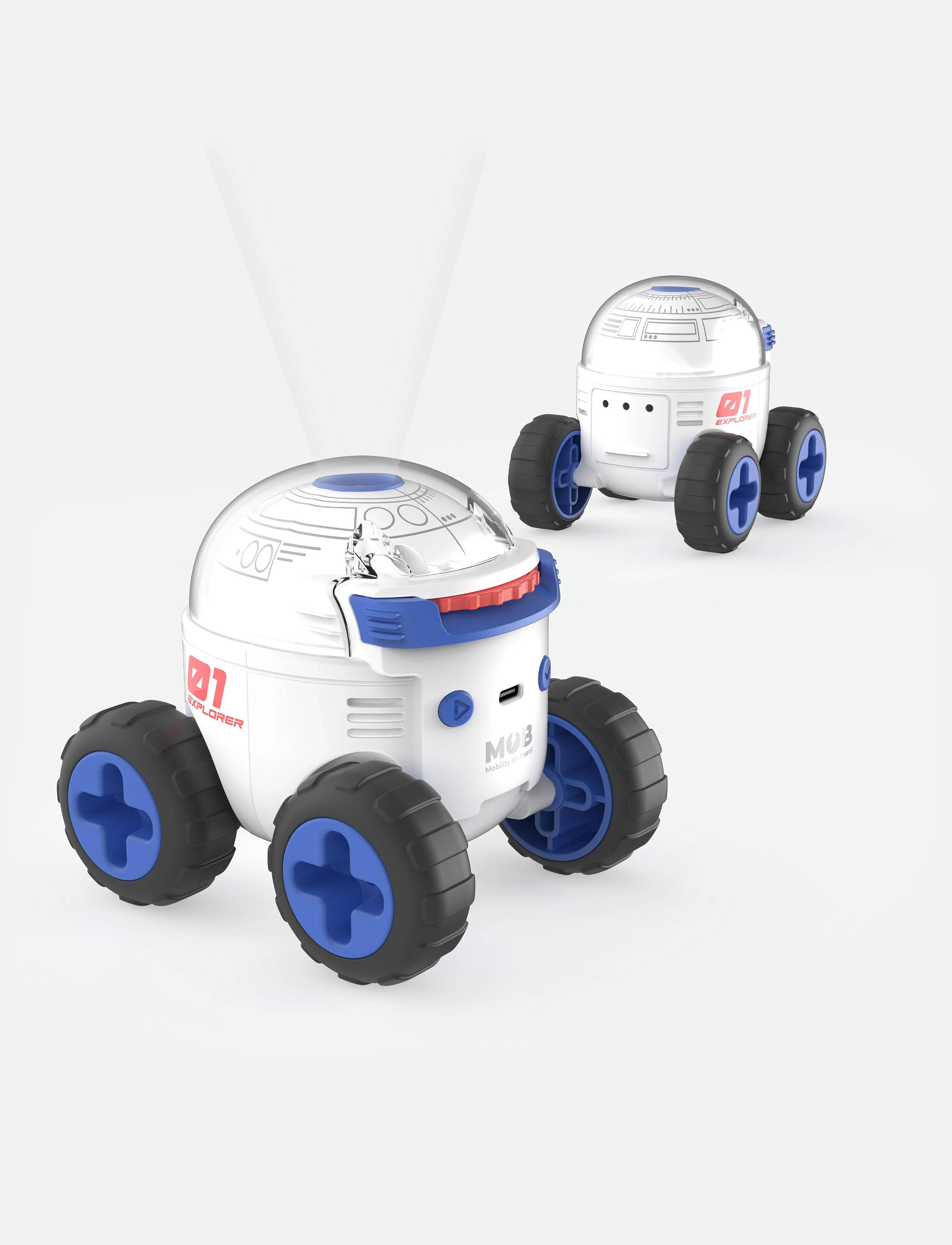 Mobility On Board - Space Rover Explorer - valaistus - white - 4