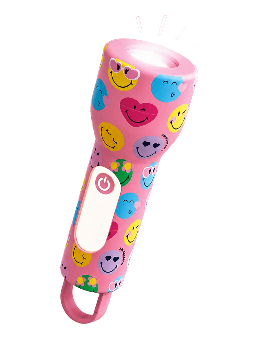 Mobility On Board - Smiley Glowy - nachtlampen - pink - 1