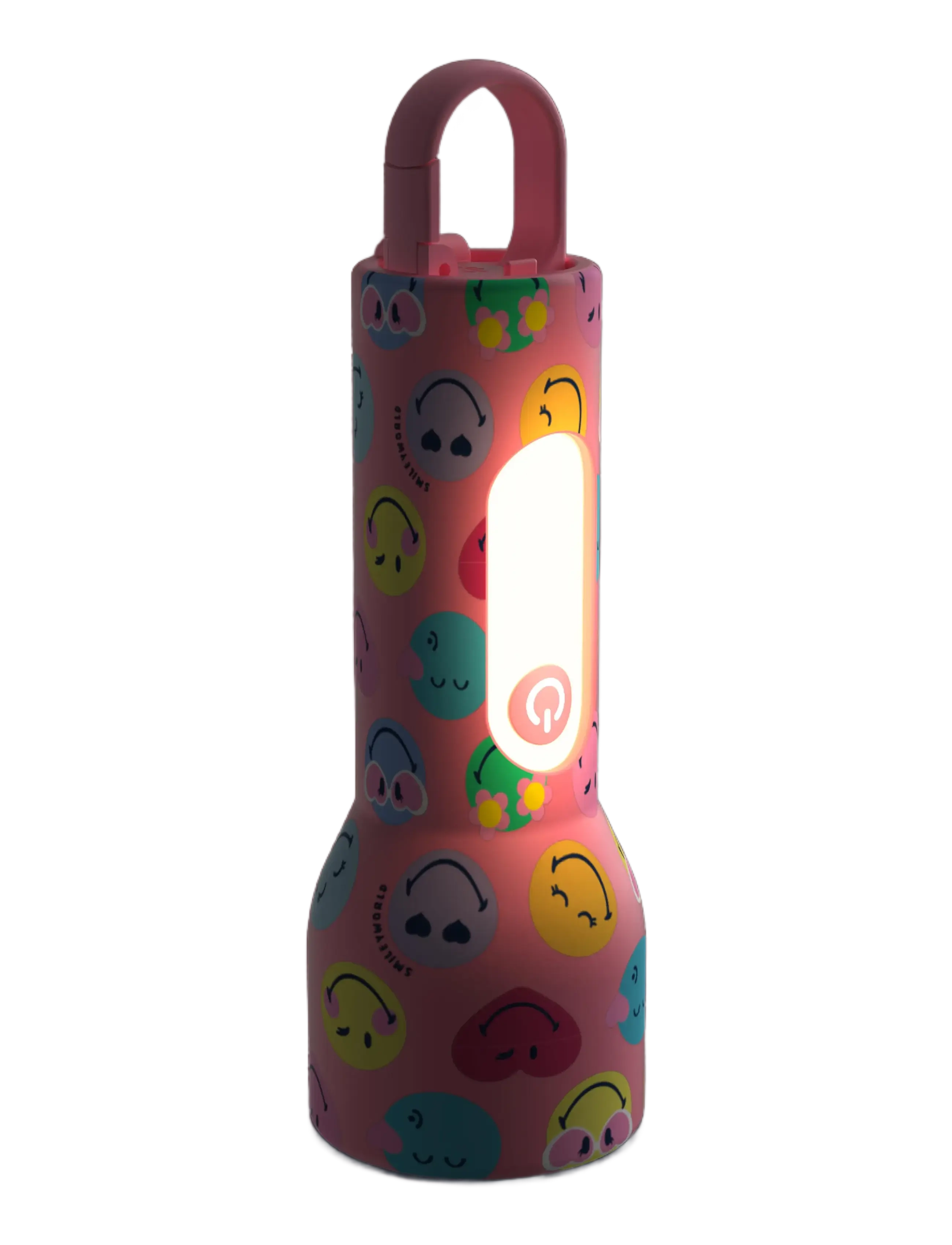 Mobility On Board - Smiley Glowy - nachtlampen - pink - 3