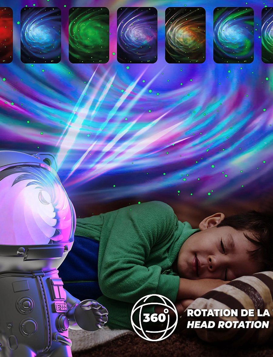 Mobility On Board - STELLAR LIGHT SILVER - MILKY WAY PROJECTOR - nattlampor - silver - 0