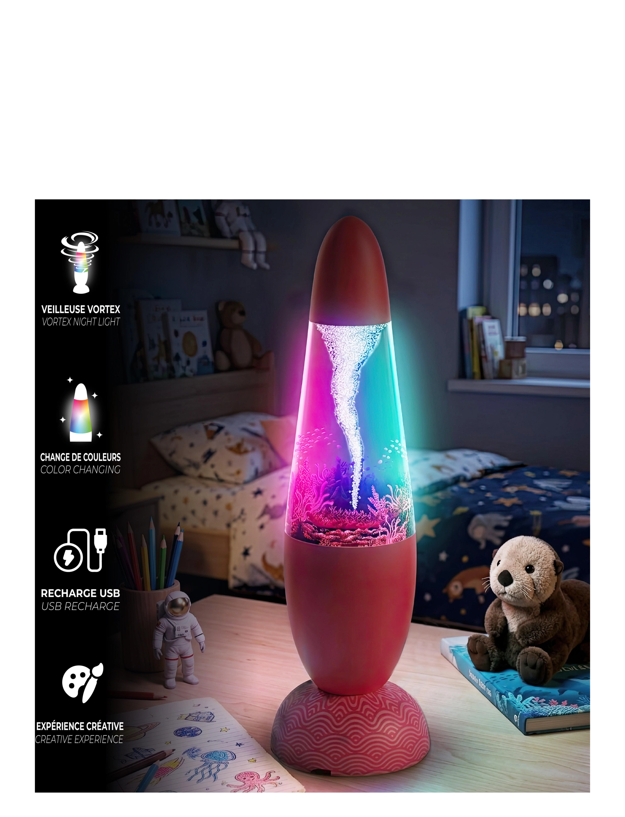 Mobility On Board - TSUNY LIGHT - nachtlampen - coral - 3