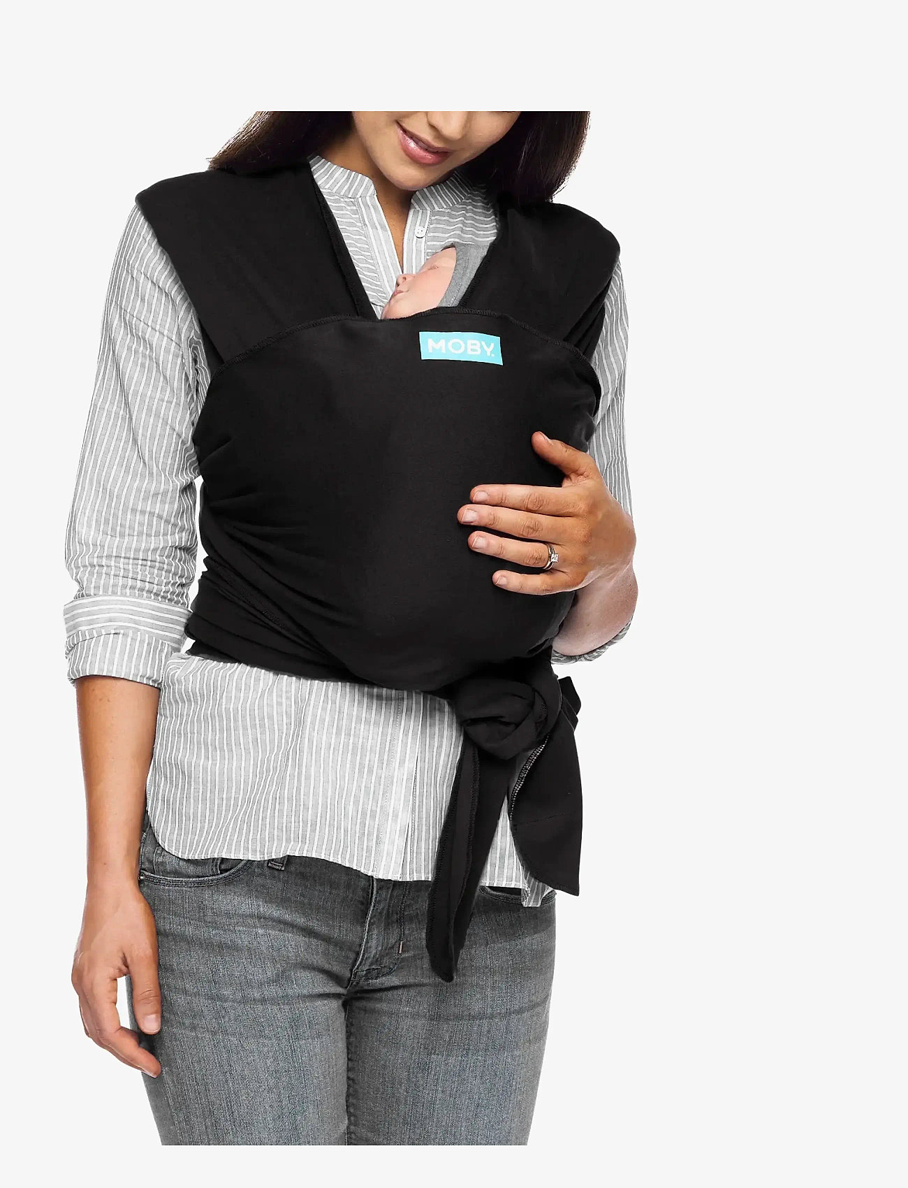 Moby - Moby Wrap Classic - Black - bæreseler & strækvikler - black - 1