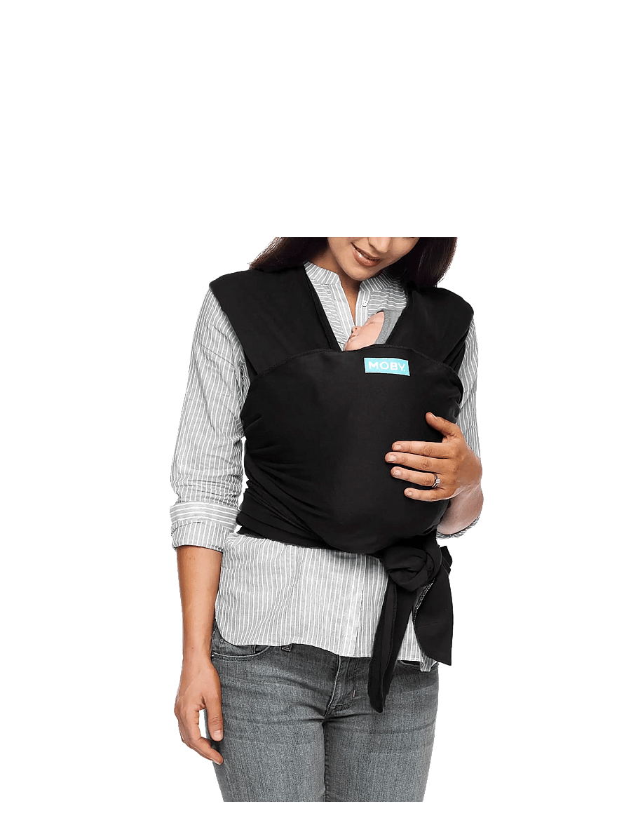 Moby - Moby Wrap Classic - Black - beebi mähkimislinad - black - 1