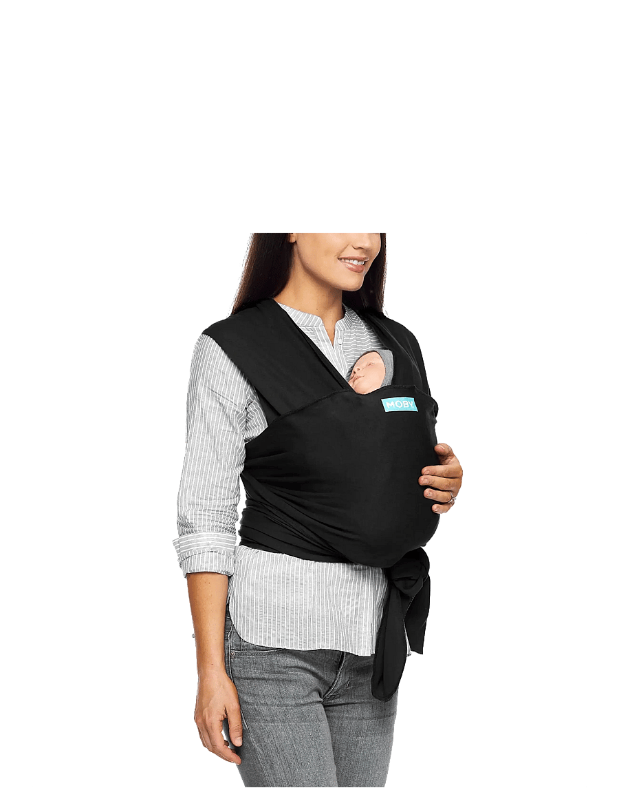 Moby - Moby Wrap Classic - Black - beebi mähkimislinad - black - 2
