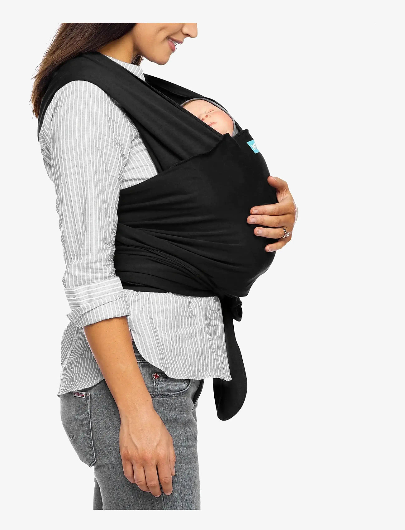 Moby - Moby Wrap Classic - Black - bæreseler & strækvikler - black - 3