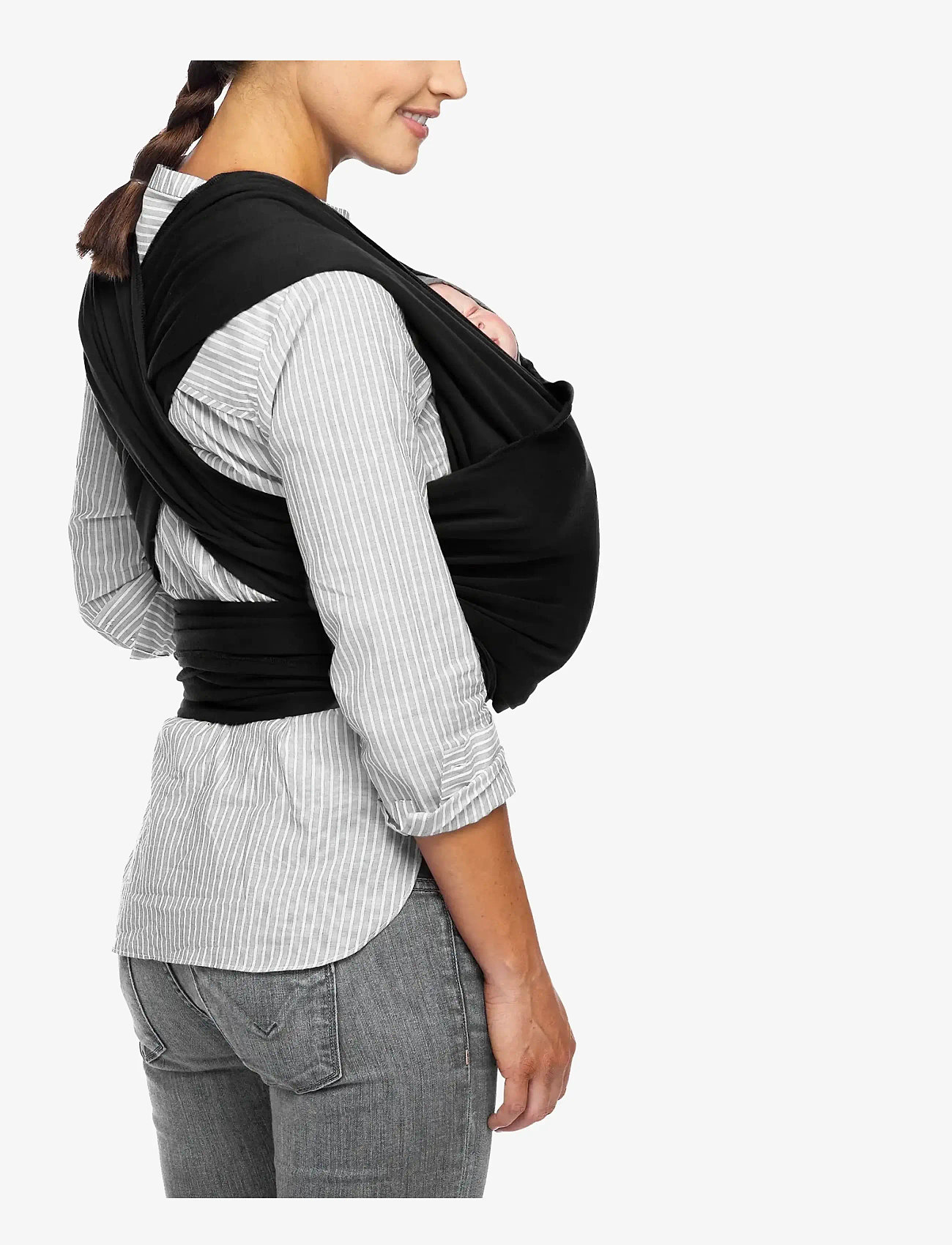 Moby - Moby Wrap Classic - Black - bæreseler & strækvikler - black - 4