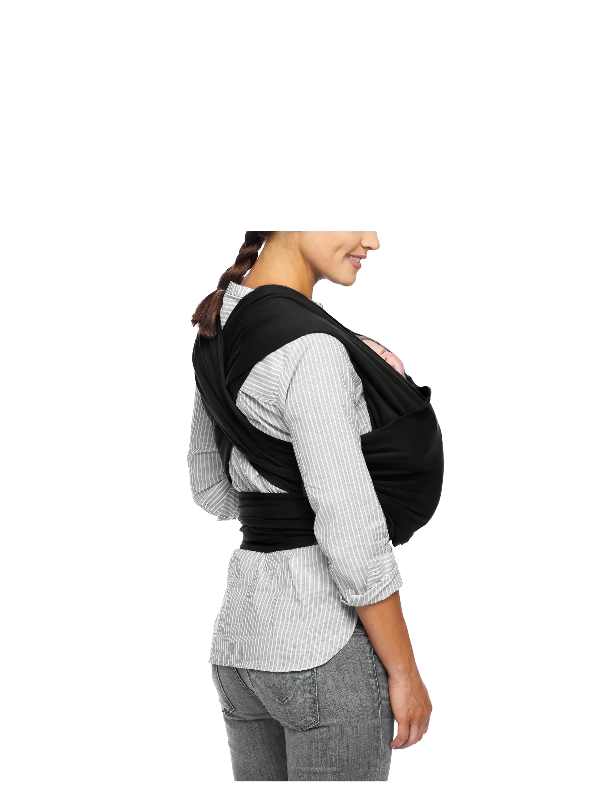 Moby - Moby Wrap Classic - Black - baby wraps - black - 4