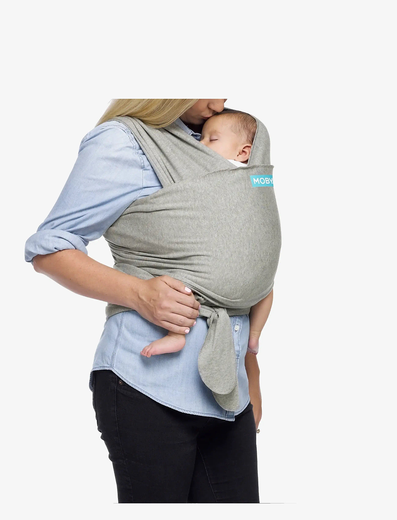 Moby - Moby Wrap Classic - Grey - bæreslynge - heathered grey - 2
