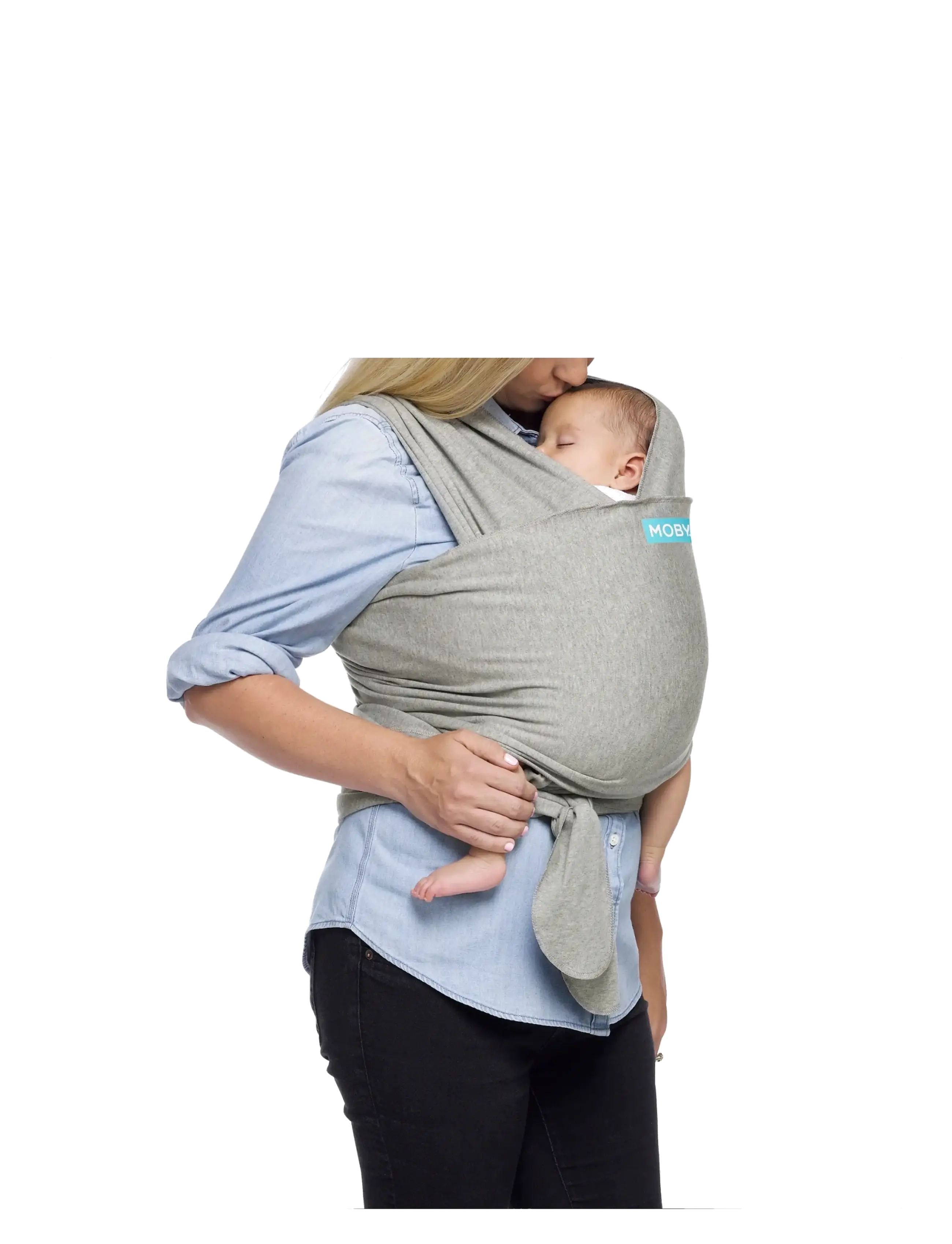 Moby - Moby Wrap Classic - Grey - heathered grey - 2