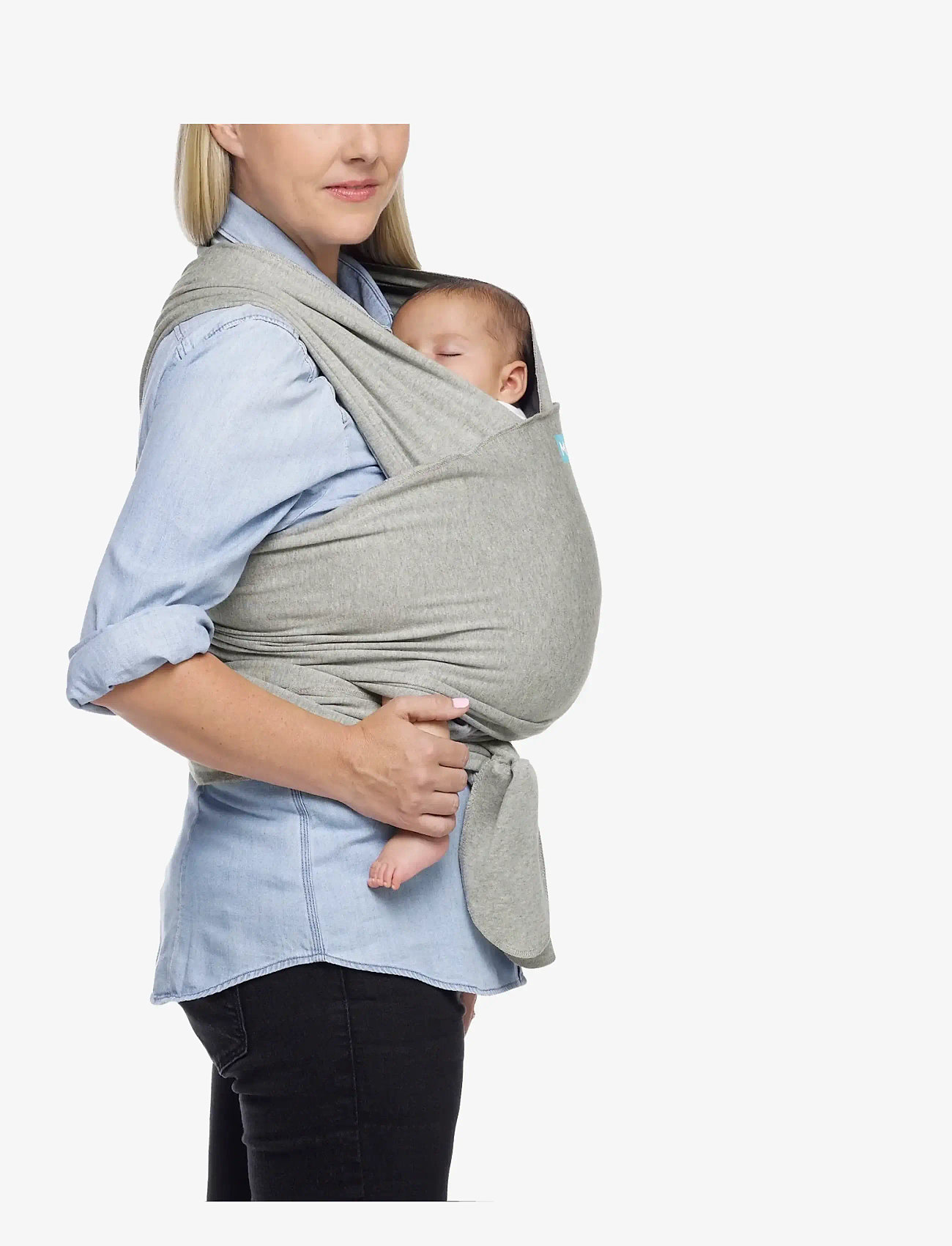 Moby - Moby Wrap Classic - Grey - bæreslynge - heathered grey - 3