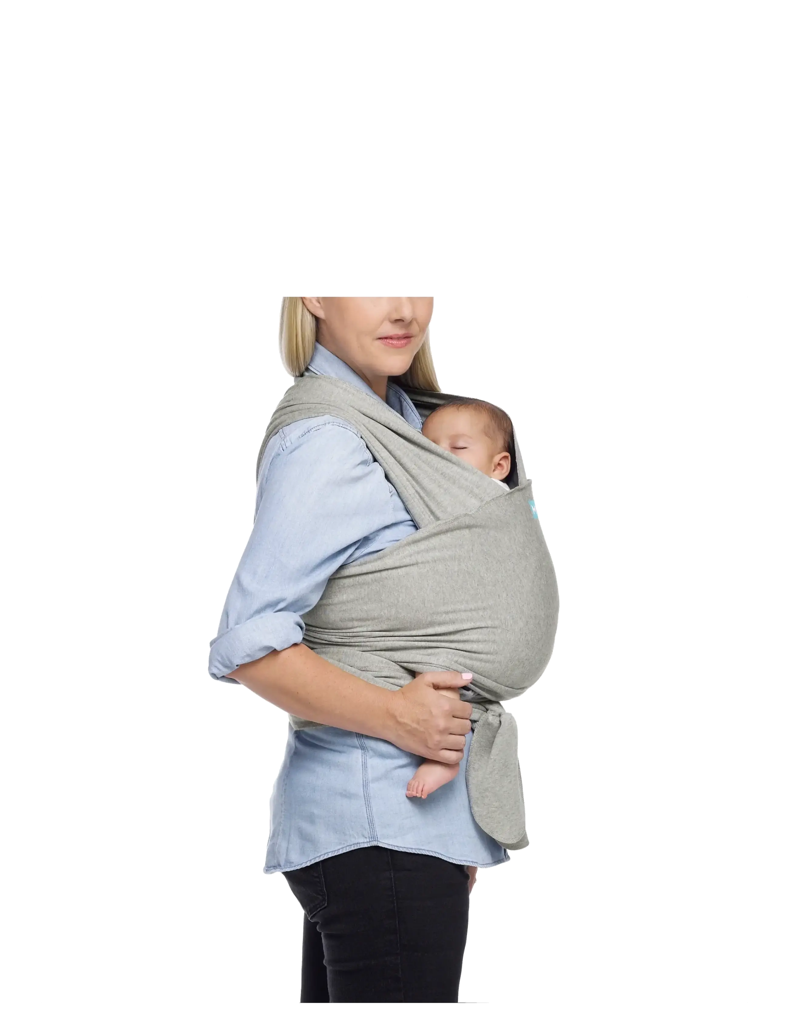 Moby - Moby Wrap Classic - Grey - heathered grey - 3